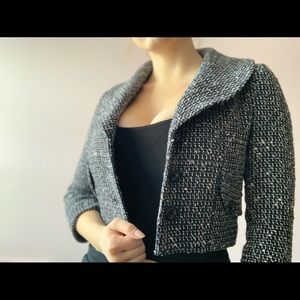 Cropped Tweed Jacket
